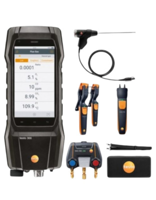 TESTO 300+ FLUE GAS ANALYSER SMART HEAT PUMP KIT